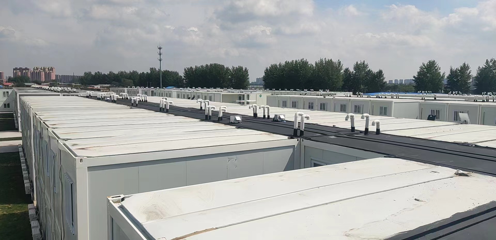 眾志成城，共同抗疫！廣恒防水馳援遼陽方艙醫(yī)院項(xiàng)目。